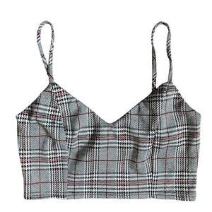 Better Be Plaid Crop Top Medium